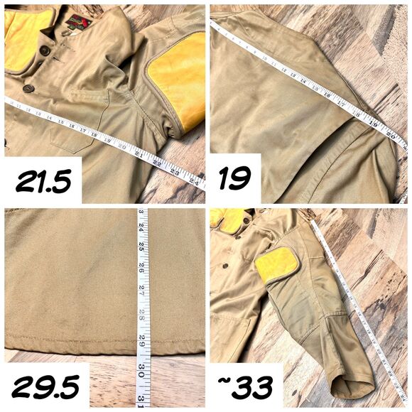 Vintage 10-X USA Wool Padded Shooting Jacket Utility Coat Fits Men's Medium - Picture 7 of 10